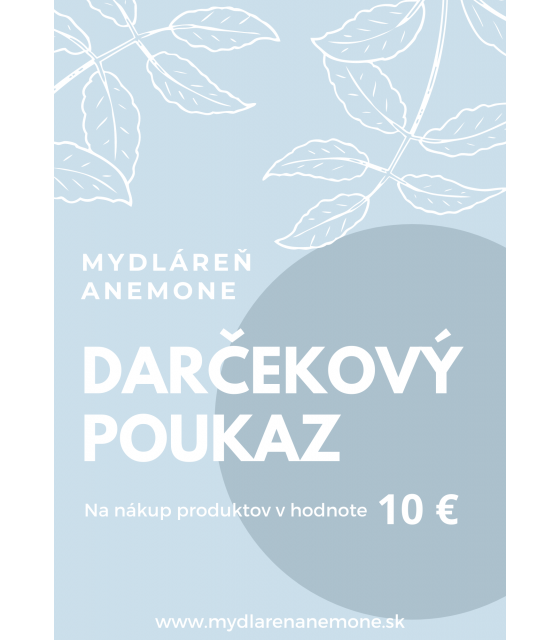 DARČEKOVÝ POUKAZ 10€