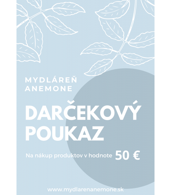 DARČEKOVÝ POUKAZ 50€